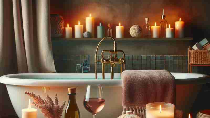 10 Perfect Products and Tips for an Unforgettable At-Home Bath Experience, Concept art for illustrative purpose, tags: sie - Monok